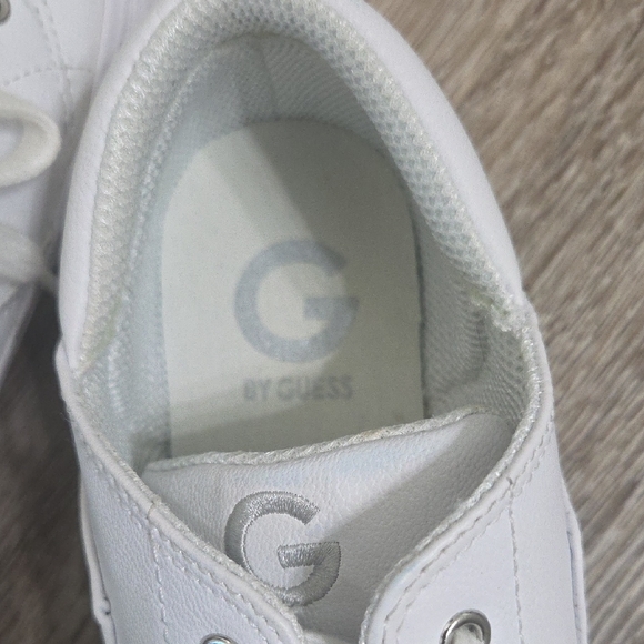 Guess Classic White Lace-Up Sneakers - Picture 3 of 3